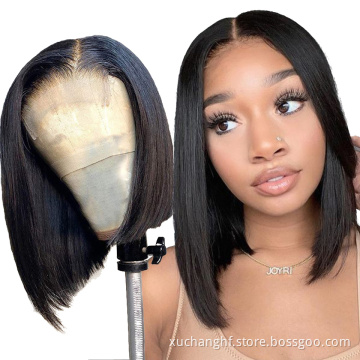 Cheap Human Hair Frontal Short Curly Bob Wig,Bob Swiss Hd Lace Front Wig ,Full Lace Brazilian Human Hair Wig For Black Women